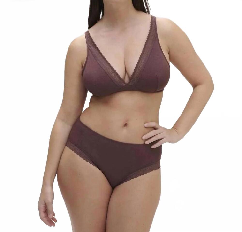 NEW SIMONE PERELE eugenie wireless triangle bra in byzantine